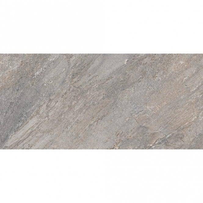 Quartz Stone Grey Matt 30cm x 60cm Wall & Floor Tile